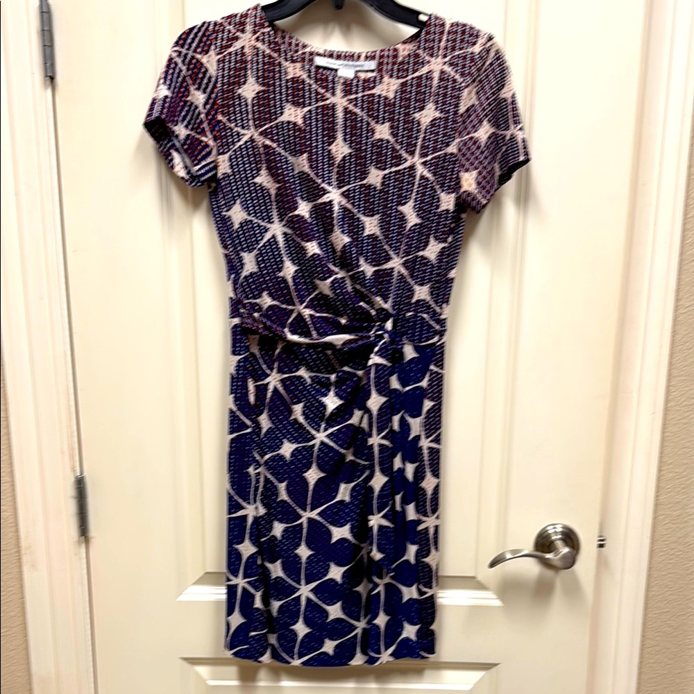 Diane Von Furstenberg multicolor FauxWrap Dress
